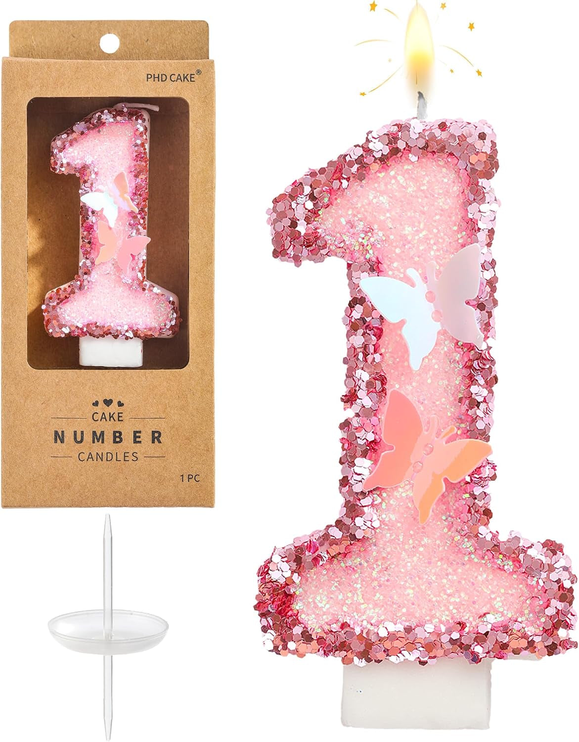 number-1-pink-butterfly-birthday-candles-butterfly-themed-number-candles-cake-number-candles-party-celebration