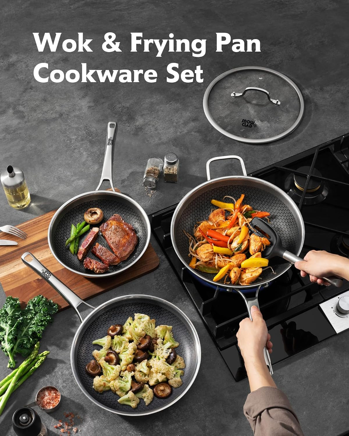 3-piece-hybrid-stainless-steel-cookware-set-11-99-inch-wok-with-lid-10-inch-frying-pan-11-99-inch-skillet-with-lid-non-stick-pfoa-free-dishwasher-oven-safe-induction-compatible