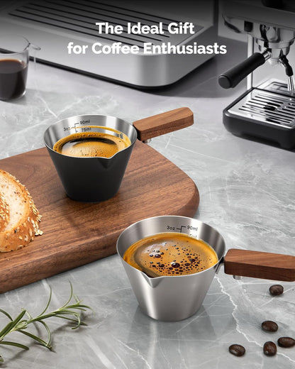Espresso Measuring Cup, 3 Oz 304 Stainless Steel Shot Cup7