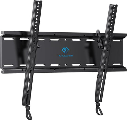 Tilting TV Wall Mount Bracket Low Profile for Most 23-60 Inch LED LCD OLED, Plasma Flat Screen Tvs with VESA 400X400Mm Weight up to 115Lbs, Fits 16" Wood Stud1