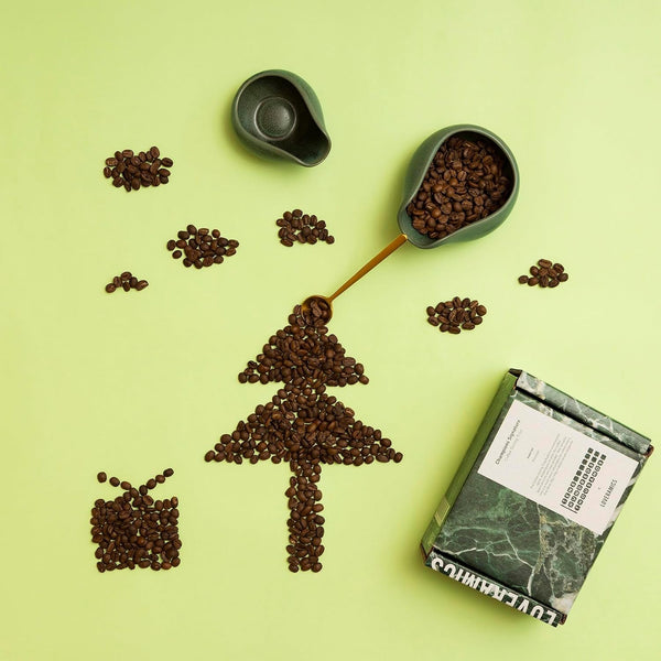 2-Pack Coffee Bean Dosing Cups by James Hoffmann, 30G-60G Capacity (Matte Dark Green)4