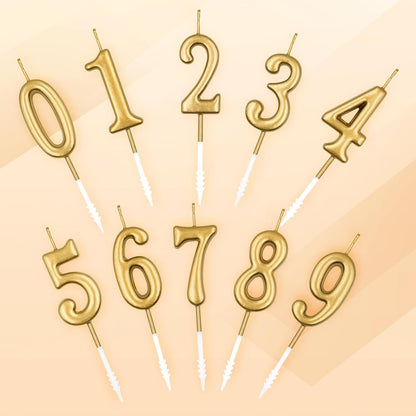 21St & 12Th Birthday Candles, Champagne Gold Number 21 12 Candle for Cake, Happy Birthday Cake Topper Decoration for Birthday Anniversary Celebration Party Supplies8