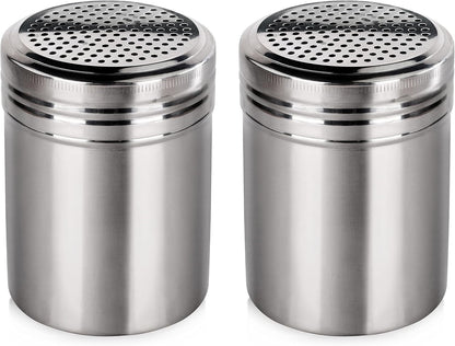 Stainless Steel Dredge Shaker, 10-Ounce, Set of 21