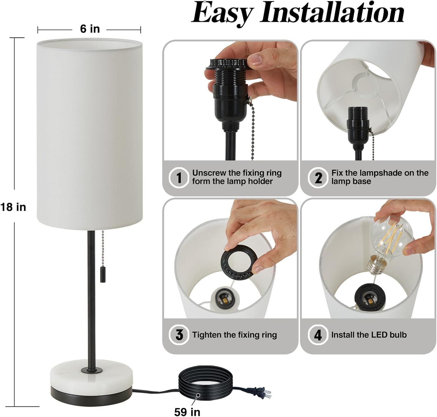 18-minimalist-table-lamp-set-of-2-nightstand-lamp-for-bedroom-living-room-modern-pull-chain-bedside-lamp-with-marble-base-fabric-shade-small-desk-lamp-for-home-office-reading