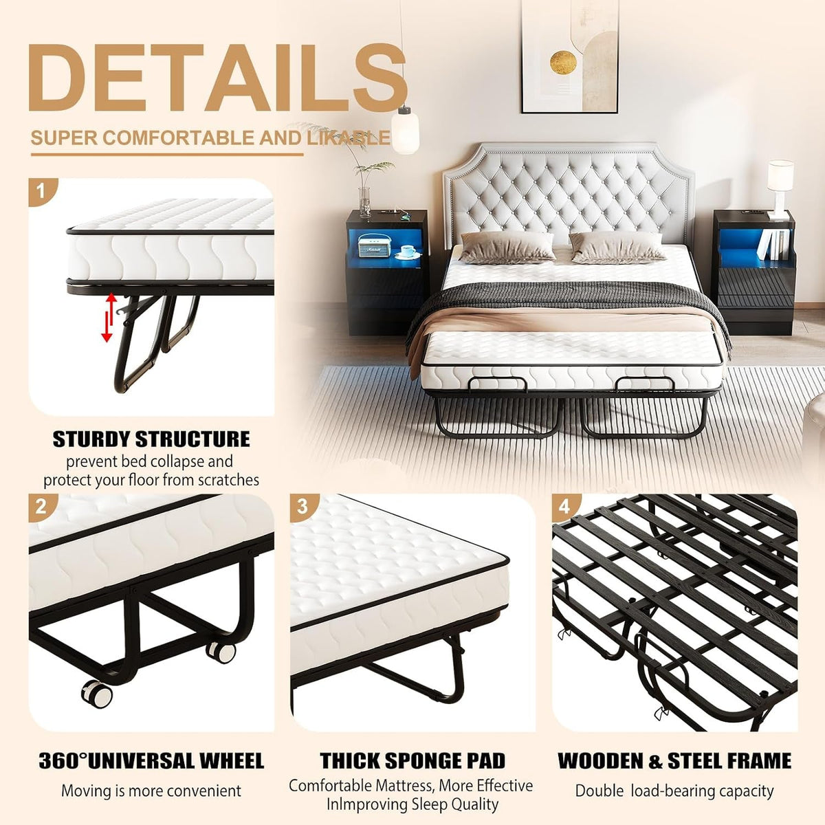 full-size-79x-59-folding-bed-with-5-memory-foam-mattress-wooden-and-steel-frame-extra-large-wide-rollaway-bed-for-guest-comfortable-sleep-in-a-large-space