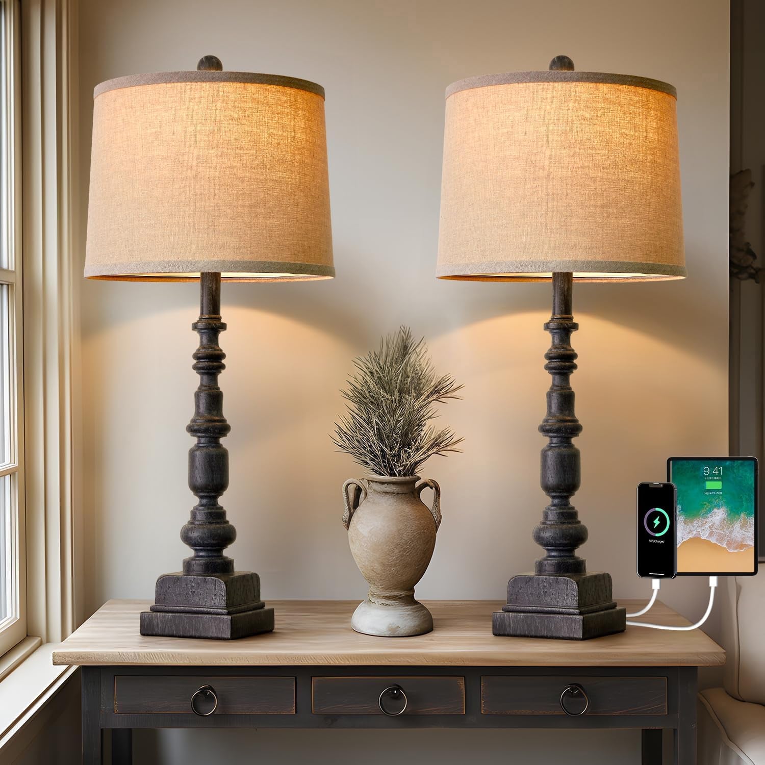 27-75-farmhouse-table-lamps-set-of-2-for-living-room-usb-a-c-port