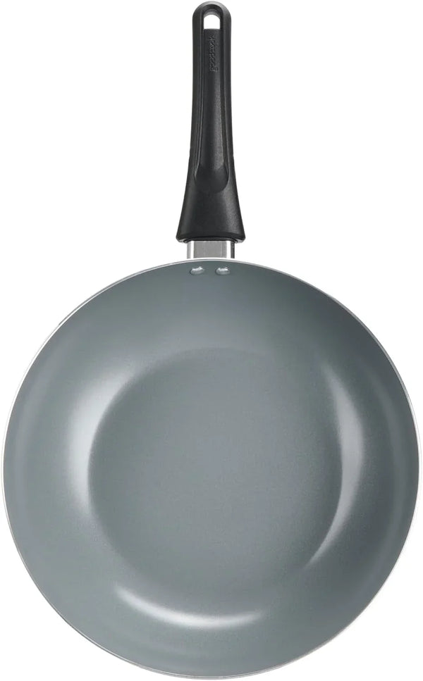 Everyday Stir Fry Pan Ceramic Nonstick Aluminum Deep-Walled Construction for Even Heating Non-Toxic PTFE & PFOA Free, 11.5-Inch, Black1