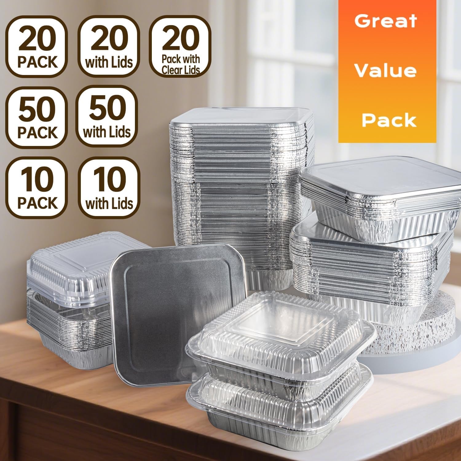 20-pack-8x8-aluminum-pans-disposable-foil-baking-pans-heavy-duty-aluminum-foil-pans-for-baking-cooking-heating-storing-meal-prepping-oven-freezer-grill-safe