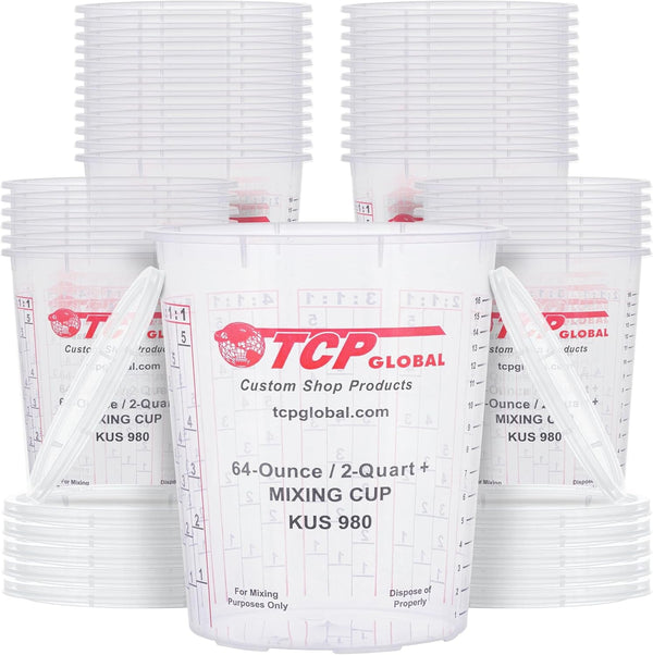 Paint Mixing Cups, 64-Ounce, 36 Pack, Plastic Measuring Cups1