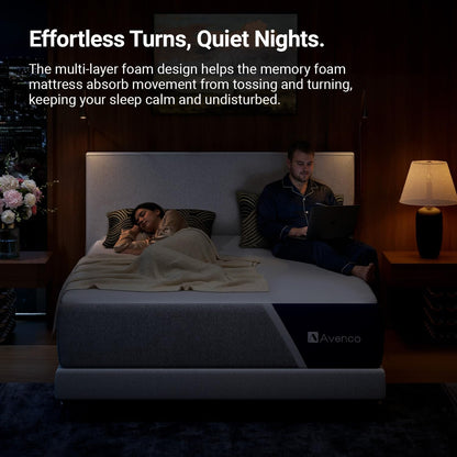 Syncdeep 12 Inch Queen Mattress for Deep Sleep, Memory Foam Mattress14