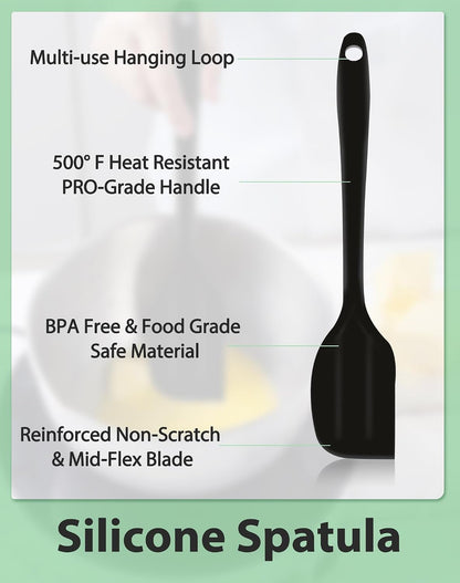 3PCS Stainless Steel Mixing Bowls ,Nesting Bowls with Silicone Spatula5