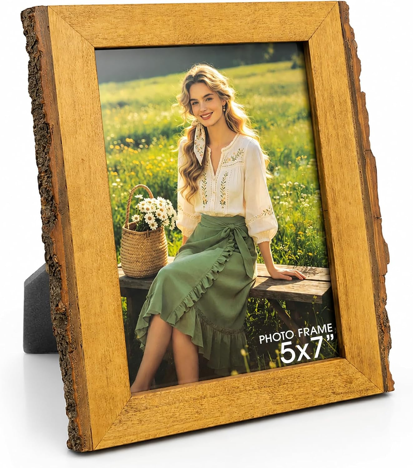 5-x-7-picture-frame-for-tabletop-solid-wood-picture-frames-rustic-wood-photo-frames-for-wall-hanging-or-tabletop-display