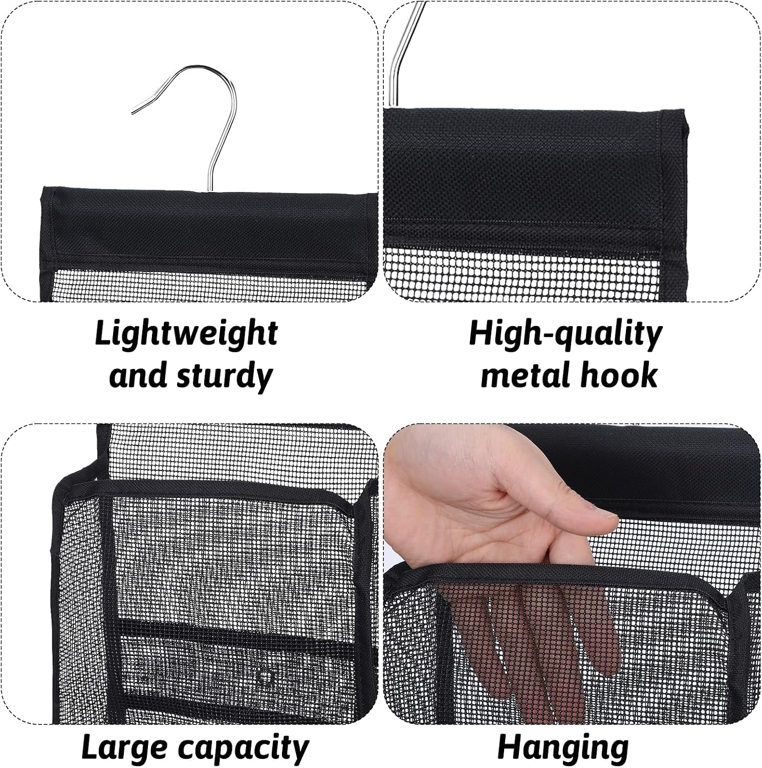 shower-caddy-hanging-mesh-shower-caddy-pvc-bathroom-storage-bag-for-college-dorm-gym-swimming-rv-and-travel-black