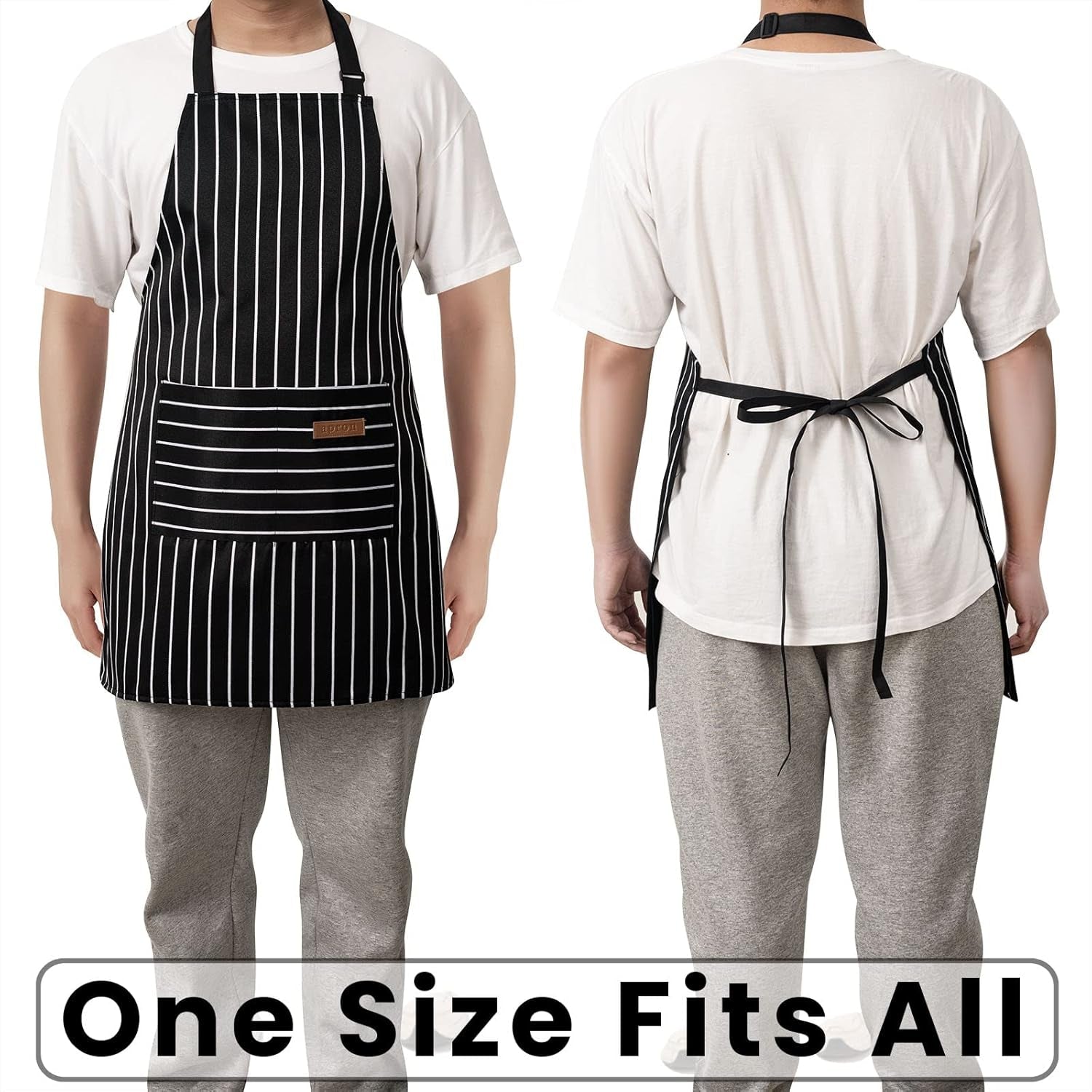 2-pack-adjustable-bib-apron-with-2-pockets-chef-cooking-kitchen-restaurant-aprons-for-women-men