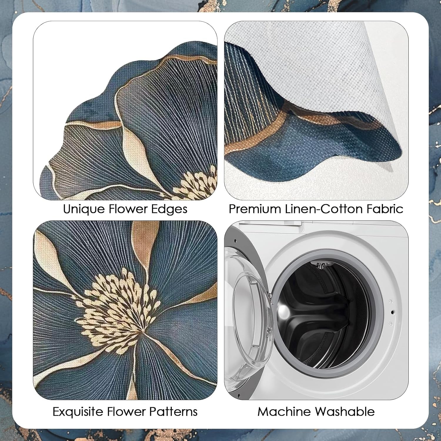 set-of-4-cotton-linen-placemats-15-in-round-luxury-scalloped-flower-leaves-embroidered-cloth-wrinkle-free-floral-table-mats-for-dining-dinner-holiday-decoration-tabletop-home-kitchen-blue