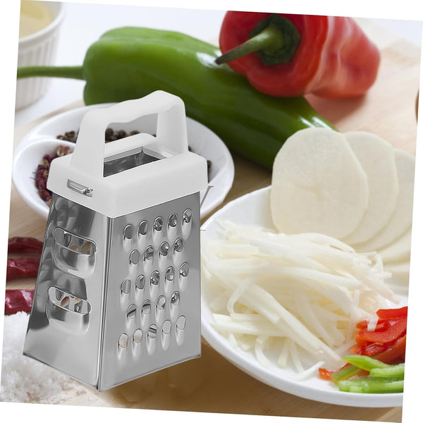 3Pcs Essential Kitchen Tools Stainless Steel Grater Slicer Shredder Carrot Peeler Vegetable Chopper for Slicing Shredding and Peeling4