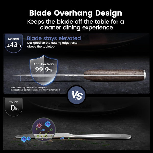 Steak Knives Set of 4, 4.8 Inch Meat Knife with Wood Handle | Quality, Japanese Style, Smooth Edge, Damascus Pattern Full Tang, Ultra Sharp Dinner Knives with Exquisite Box, Kitchen Gifts2
