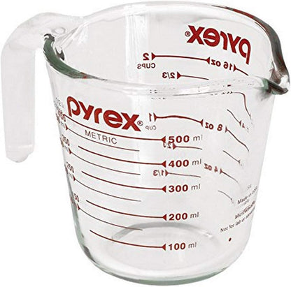 Prepware 2-Cup Measuring Cup, Red Graphics, Clear1