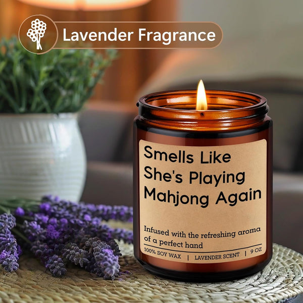Candle, Mahjong Gifts for Women, Mahjong Accessories, Mah Jongg Gifts2