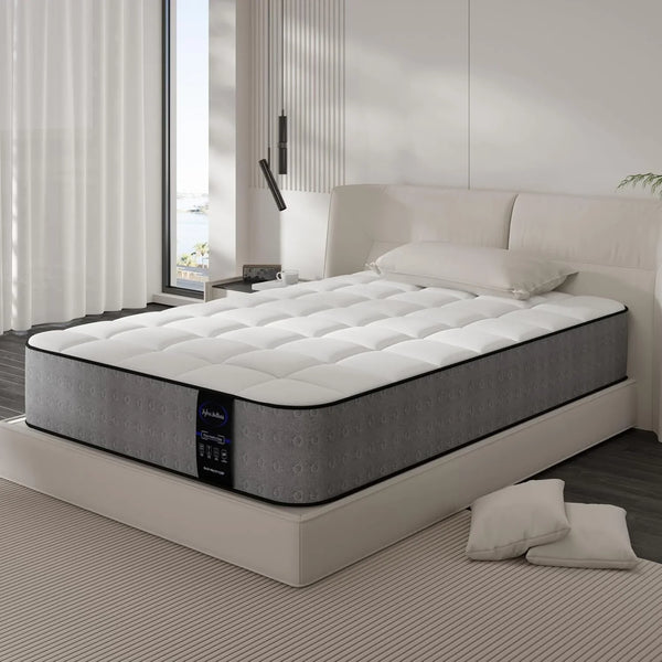 Twin Mattress, Medium Hybrid 8 Inch Twin Size Mattress in a Box | Cooling Gel Memory Foam with Pocketed Springs, Luxury Twin Bed Mattress, Colchones Twin Supportive Back Relief, Certipur-Us7