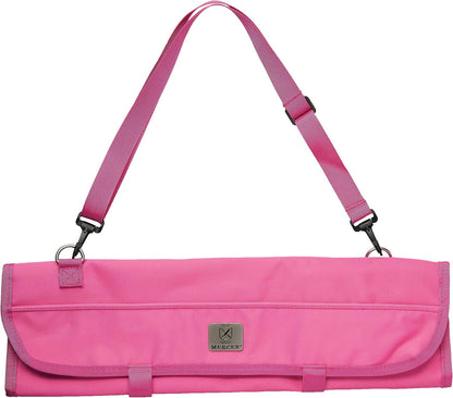 7-Pocket Knife Roll Storage Bag, Pink1