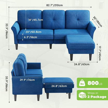 Sofa Couch, 83" Sofas for Living Room, Soft Couches for Living Room2