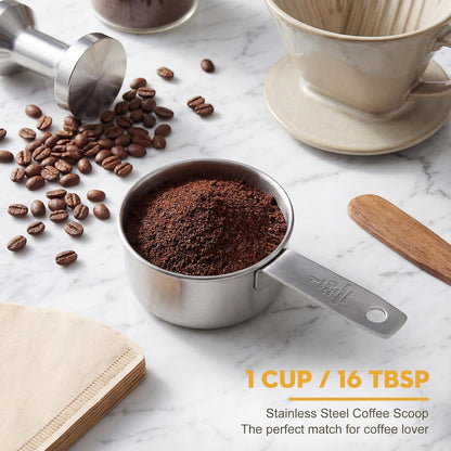4Pcs 1 Cup Measuring Cup,1 Cup Measure Scoops Stainless Steel Measurin Cups for Canisters4