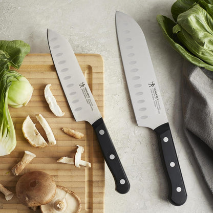 Henckels Solution 2-Pc Santoku Knife Set, Razor-Sharp, German Engineered8