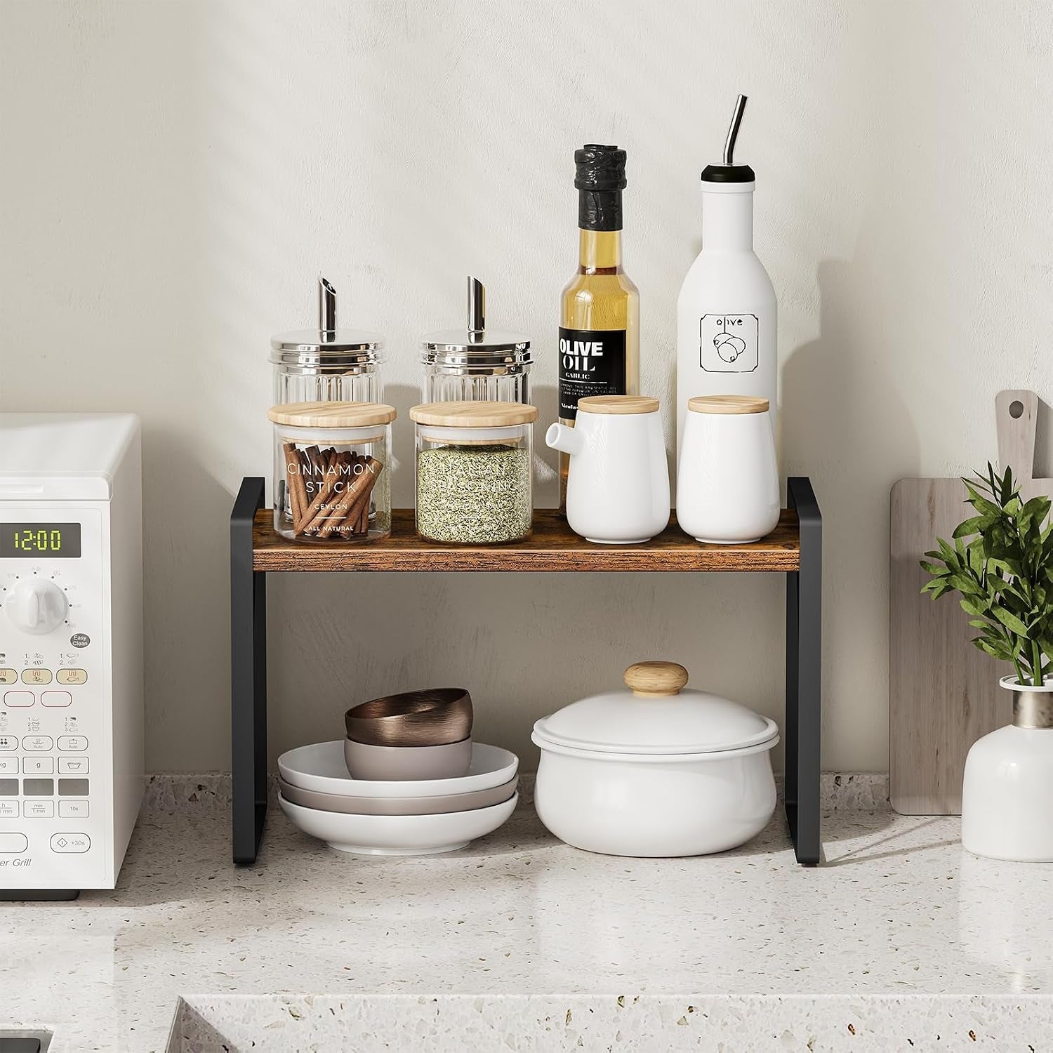 countertop-shelf-organizer-cupboard-stand-spice-rack-retro-style-cabinet-shelf-for-pantry-kitchen-bathroom-reading-room-bedroom-to-save-space-7-8-d-x-15-7-w-x-9-4-h-rustic-brown