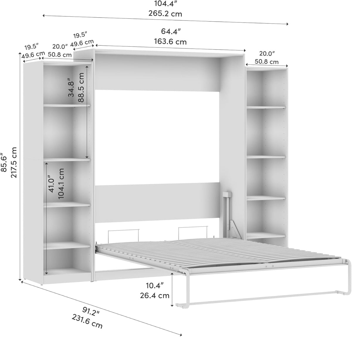 queen-murphy-bed-closet-organizer-platinum-gray-claremont-105w