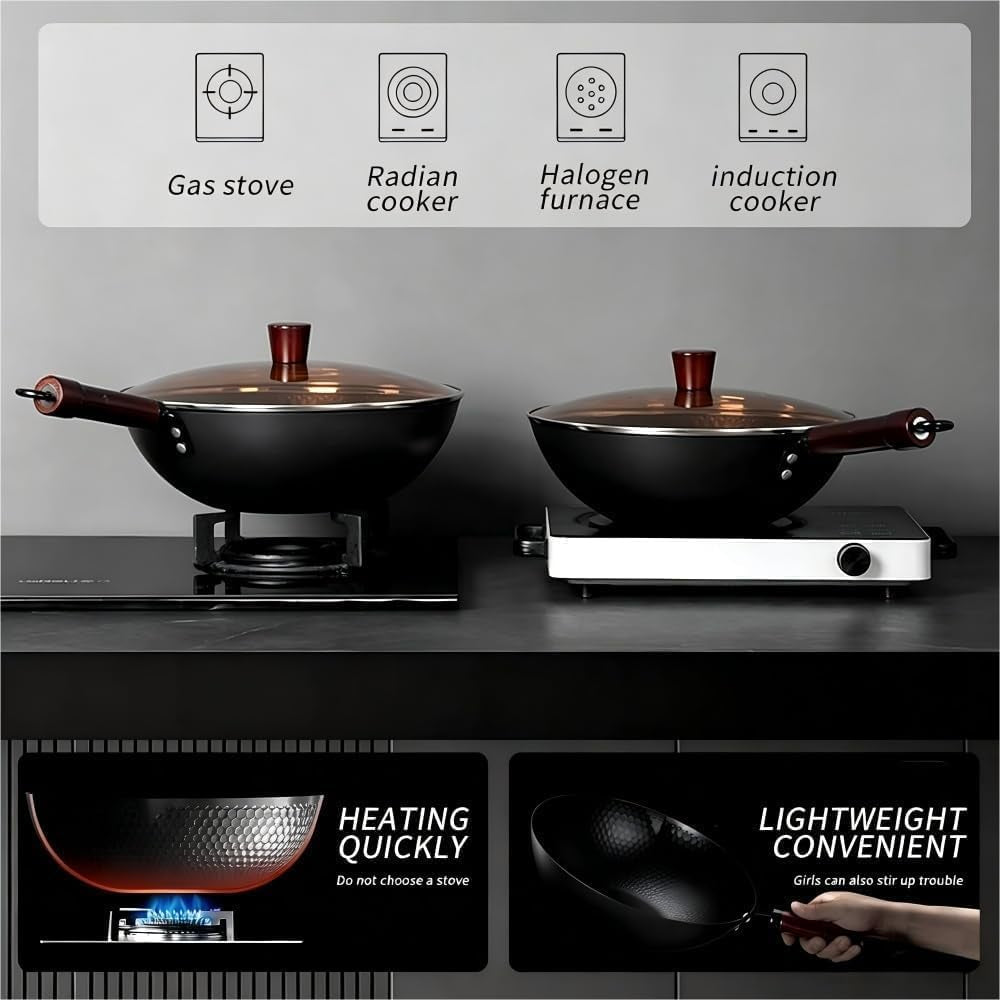 12-inch-carbon-steel-wok-with-lid-pre-seasoned-flat-bottom-wok-pan-5-5qt-nonstick-chinese-woks-stir-fry-pans-for-induction-gas-electric-stovetop-uncoated-no-chemical-11-81-in9pc