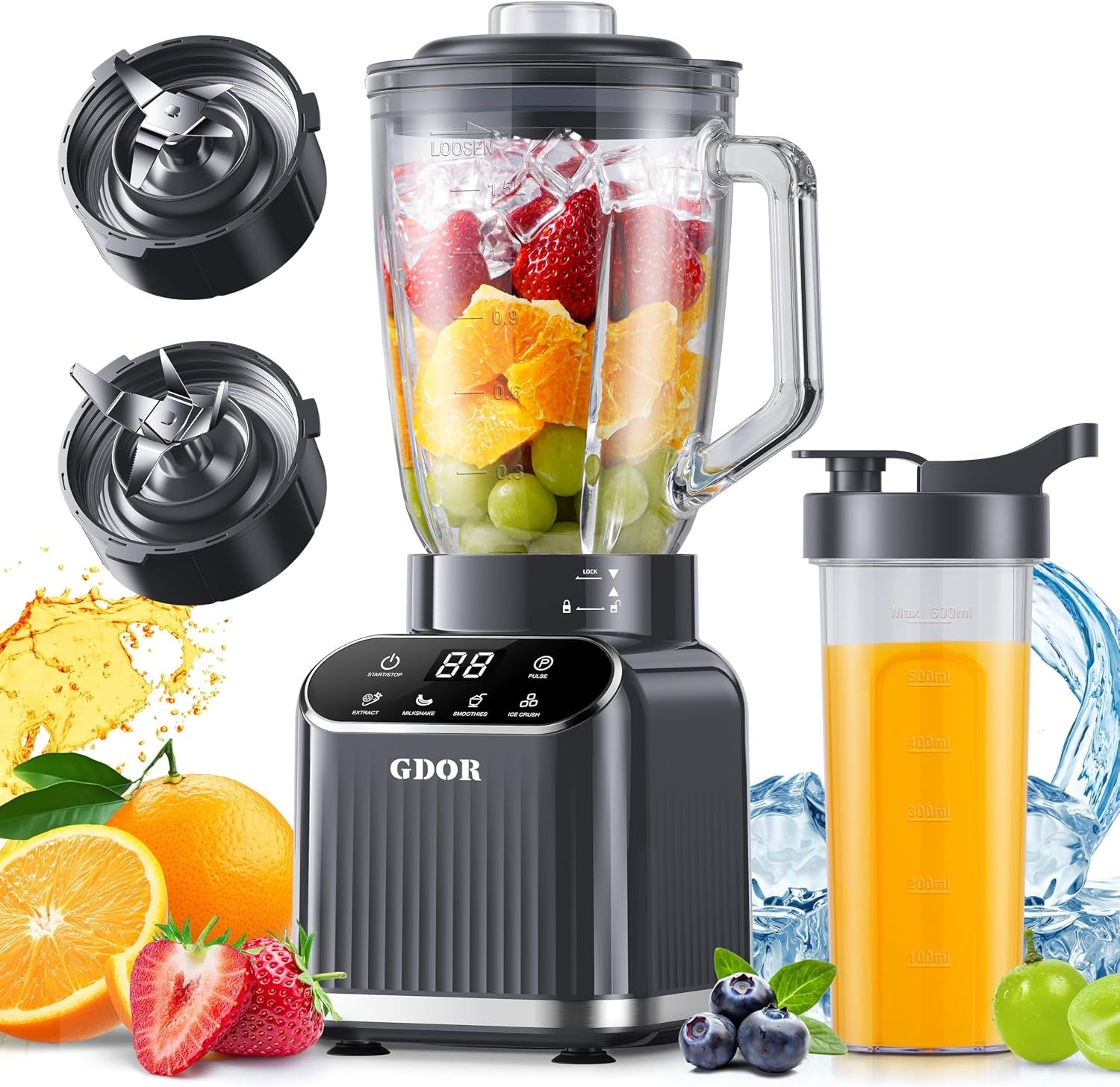 professional-blender-for-kitchen-1200-peak-watts-smoothie-blender-5-functions-for-ice-crushing-frozen-fruit-52-oz-glass-jar-24-oz-to-go-cup-combo-self-cleaning-gray