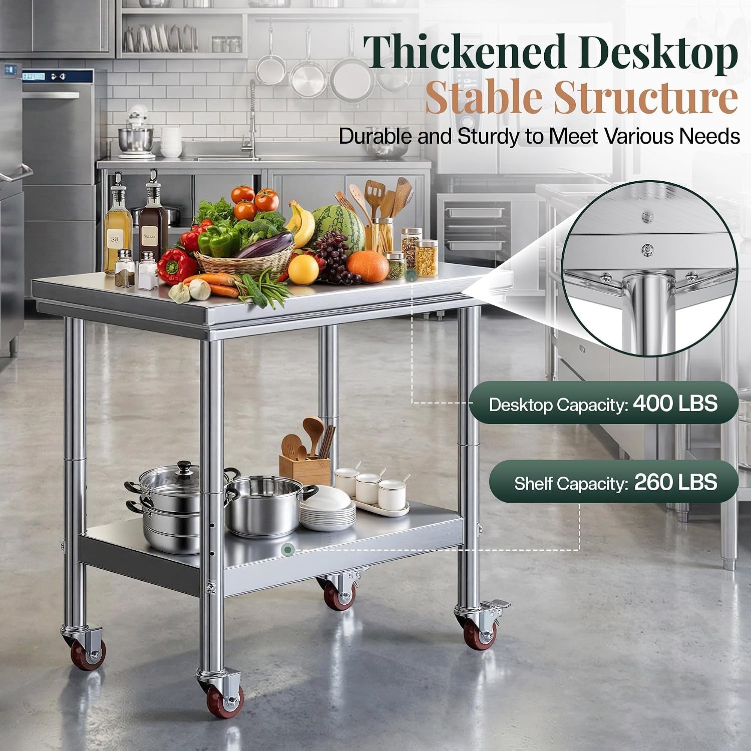 36-x-24-inch-stainless-steel-prep-table-with-casters-24-x-36-in-adjustable-undershelf-and-casters-for-restaurant-catering-bar-and-food-service