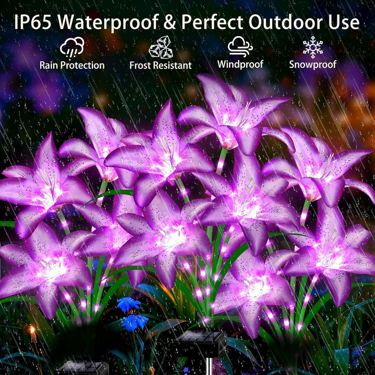 solar-lights-outdoor-gift-for-women-mom-grandma-wife-daughter-4-pack-16-solar-purple-lily-flower-lights-solar-flower-light-waterproof-outside-decor-stake-light-for-landscape-yard-patio-lawn-garden