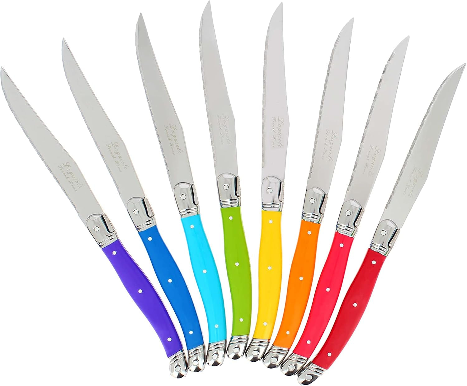 set-of-8-laguiole-steak-knives-rainbow-colors