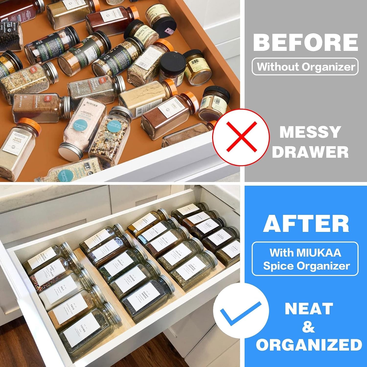 clear-acrylic-spice-drawer-organizer-4-tier-2-set-expandable-from-9-to-18-seasoning-jars-drawers-insert-kitchen-spice-rack-tray-for-drawer-countertop-jars-not-included