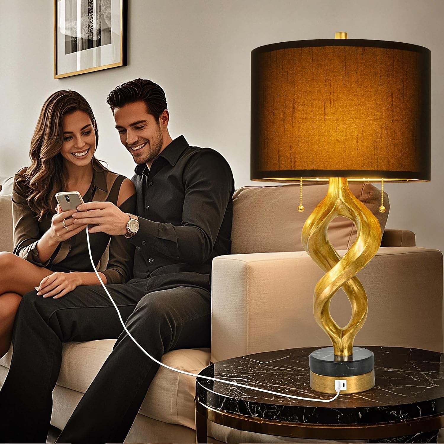 scenkoy-26-table-lamp-set-of-2-for-bedroom-living-room-antique-gold-leaf
