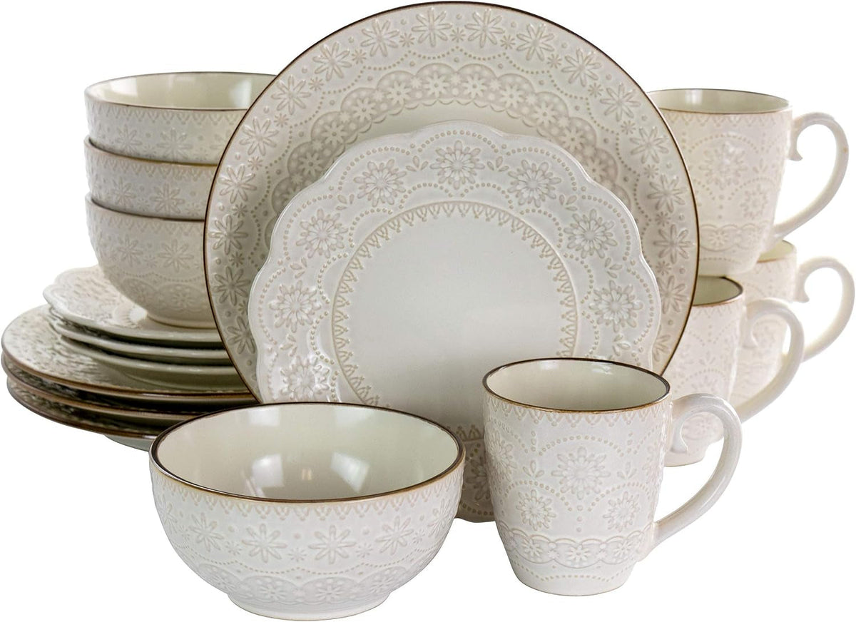 embossed-scalloped-stoneware-dinnerware-dish-set-16-piece-ivory