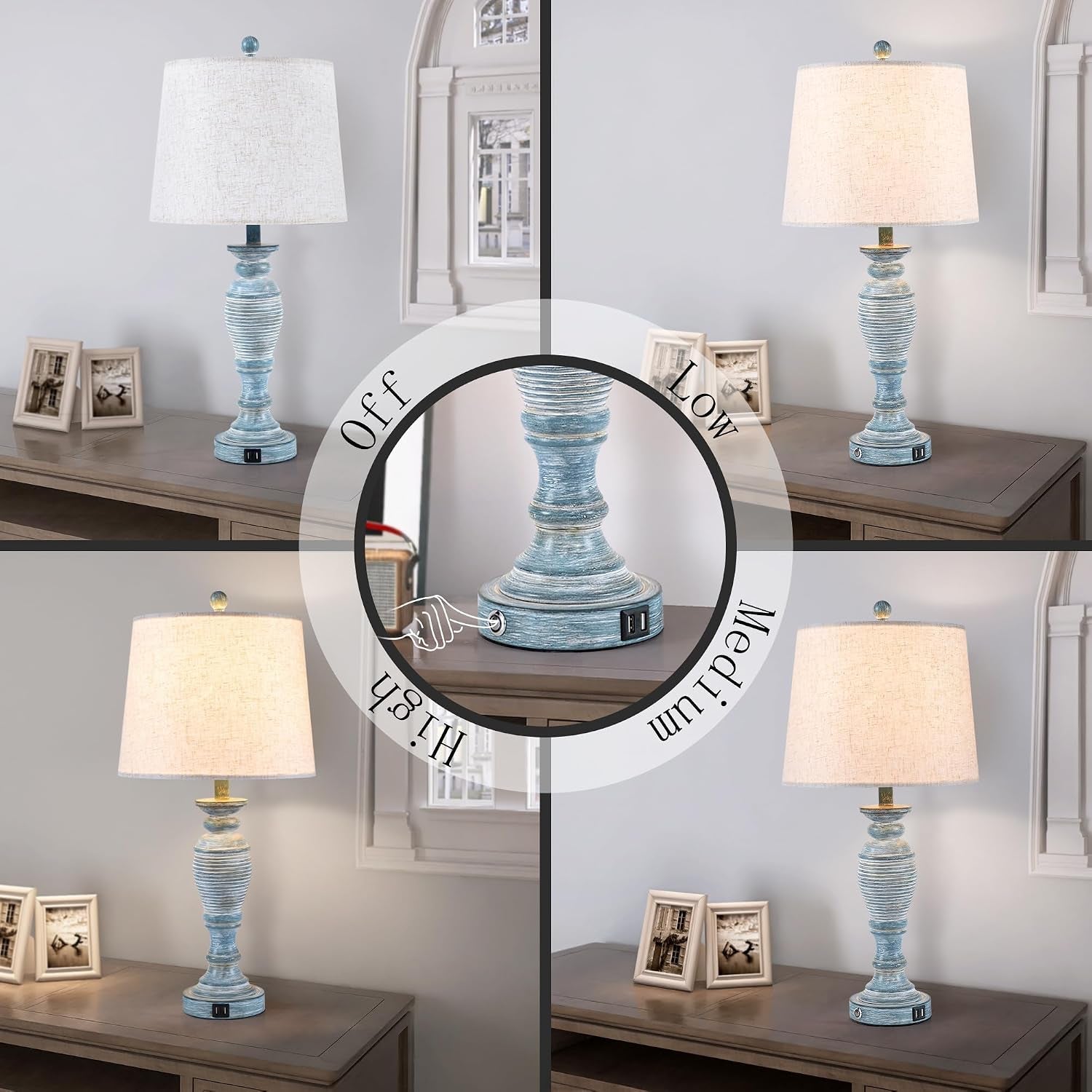 27-7-farmhouse-table-lamps-for-living-room-blue-white-set-of-2