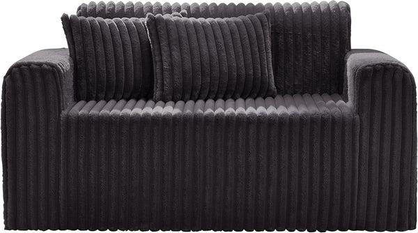 2-Seater Foam Sofa with Pillows Comfy Couch for Small Spaces8