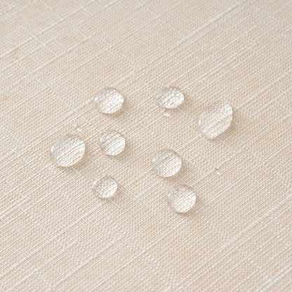 Linen Tablecloth 84 Inch - Rustic Dining Table Cloth 6Ft Water Resistant Farmhouse for Kitchen Café, Champagne, 54 X 84 Inch3