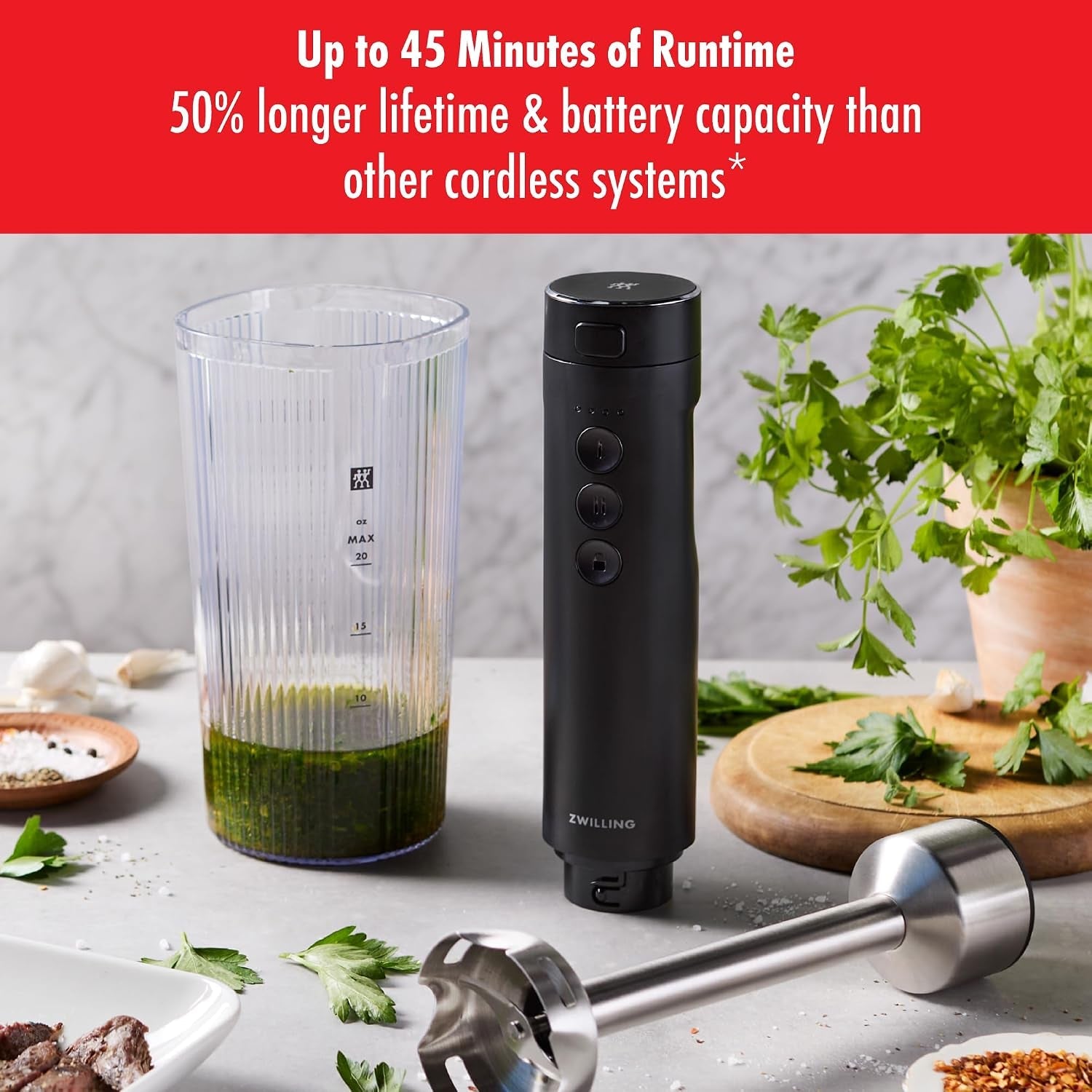 xtend-immersion-blender-starter-set-3-speed-cordless-hand-blender-with-battery-pack-compact-charger-and-beaker-powerful-quiet-energy-efficient-usb-c-power-bank-and-led-display