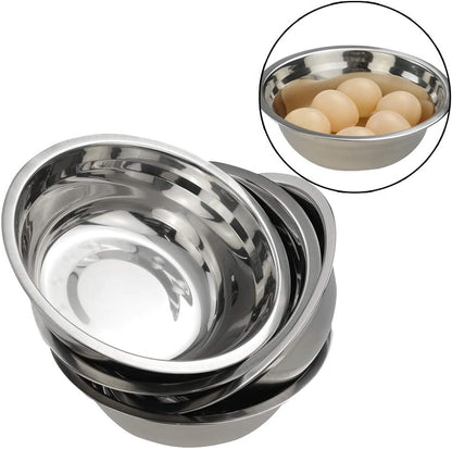 Mixing Bowl Set, Stainless Steel Bowls Set, Set of 45