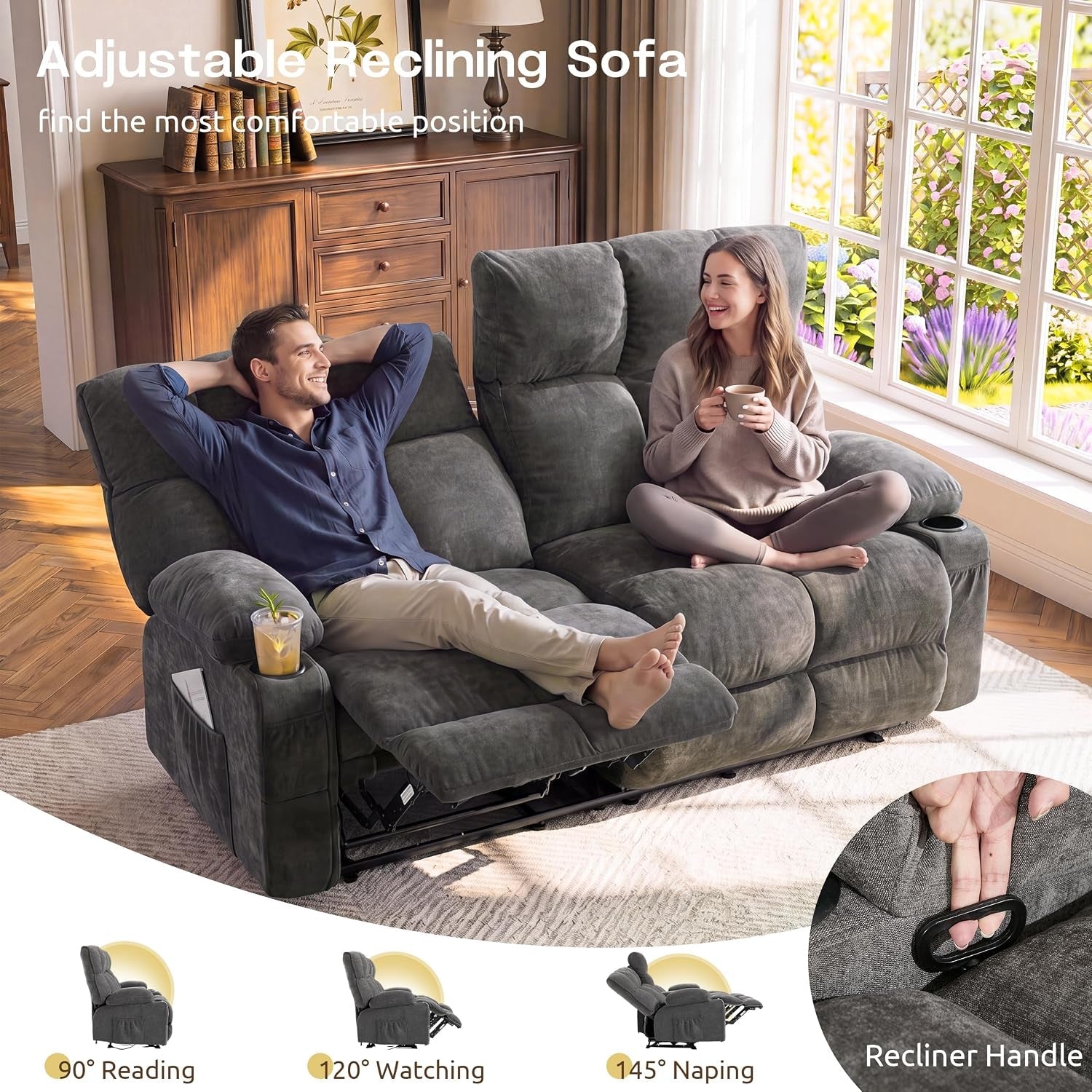 oversized-loveseat-recliner-sofa-double-recliner-big-large-reclining-sofa-with-cup-holders-side-pockets-traditional-2-seater-manual-recliner-couch-for-living-room-rv-home-theater-fabric-grey