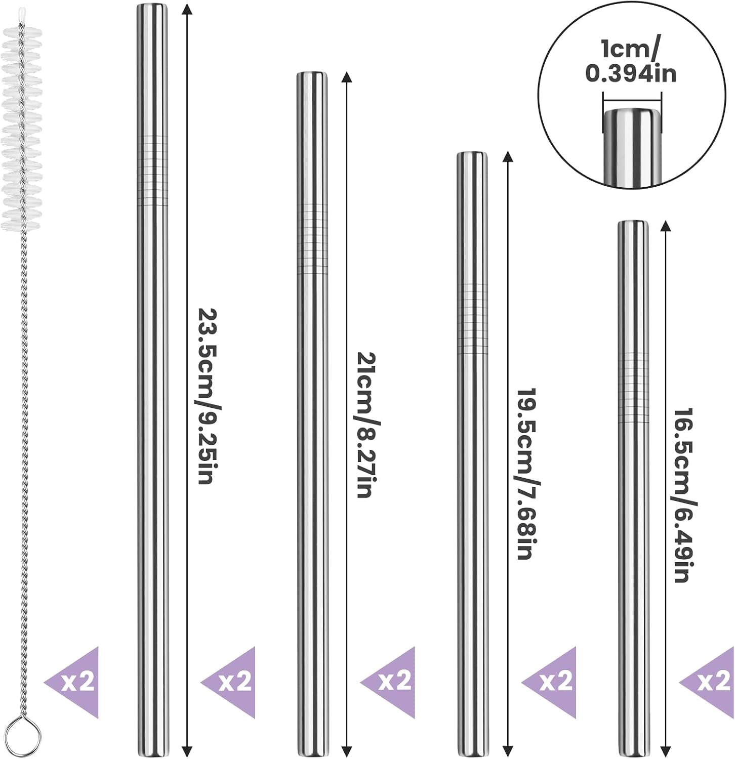 8pcs-stainless-steel-straws-fit-for-owala-bottle-16-40oz-4-lengths-metal-reusable-straws-compatible-with-freesip-19oz-24oz-32oz-40oz-tritan-25oz-kids-freesip-16oz-2-brushes-bag-silver