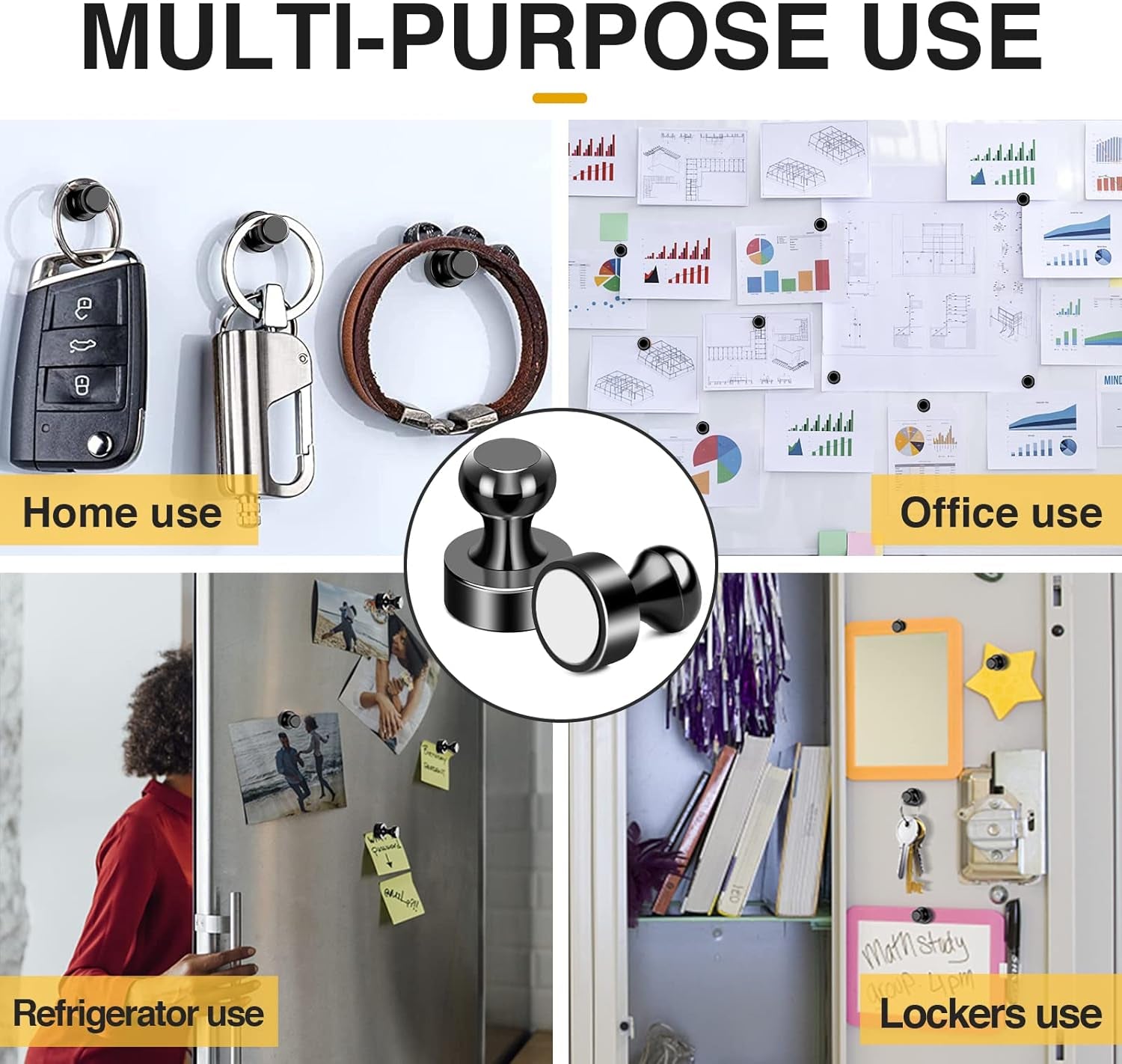30pcs-fridge-magnets-refrigerator-magnet-strong-for-pictures-black-neodymium-magnetic-push-pin-magnets-heavy-duty-for-office-classroom-locker-whiteboard-and-map-magnet