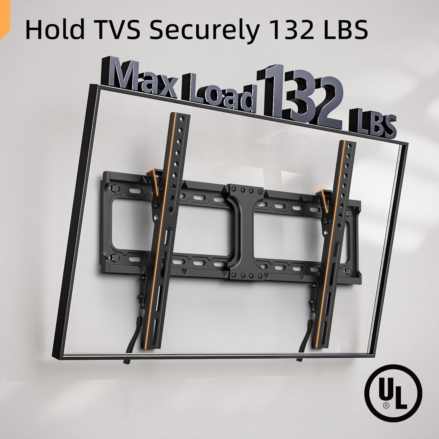 iworkborad-55-65-75-85-inch-tilting-tv-wall-mount-for-32-90-tvs-low-profile-tv-mount-bracket-safe-lock-quick-release-max-vesa-600x400mm-24-inch-studs-132-lbs-fit-most-55-75-85-86-tvs