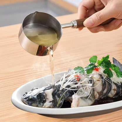 Stainless Steel Mini Sauce Pan,250Ml Small Pot with Pour Spout | for Melting Butter or Heating Milk.Pour Spout Design Ideal for Singles, Babies,And Coffee Lovers.4