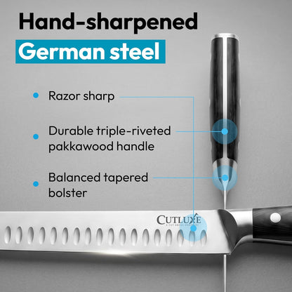 Carving Knife Set for BBQ & Brisket, 12" Slicing & 6" Boning Knife5