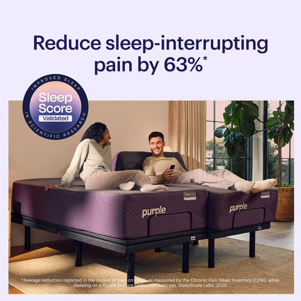 Purple Restore Mattress (Soft) – Queen, Gelflex Grid, Better than Memory Foam, Temperature Neutral, Responsiveness, Breathability, Made in USA7